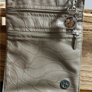 HipKlips Stylish Taupe Satchel Bag